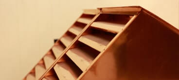 Copper Flashing Louver vent